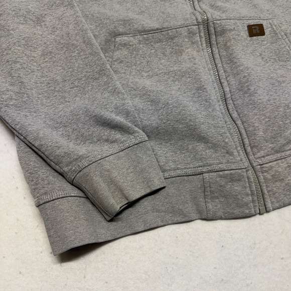 Wrangler Riggs Workwear Gray Full Zip Thermal Hood Jacket Heavyweight Mens Large - Picture 6 of 16